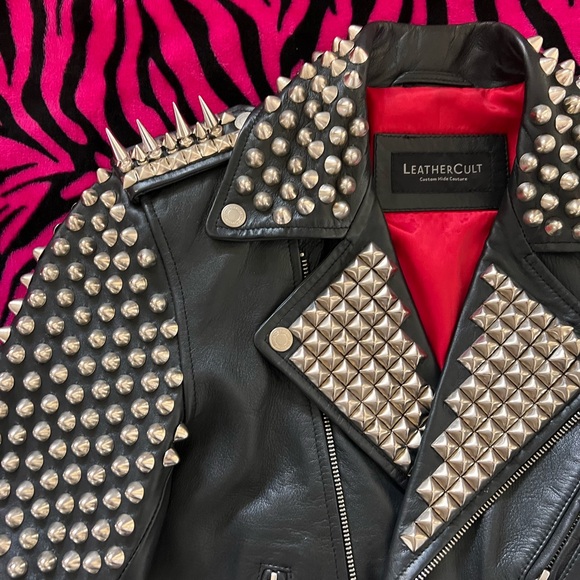 Spiked leather jacket from stud and spike lab UNISEX - Picture 2 of 9